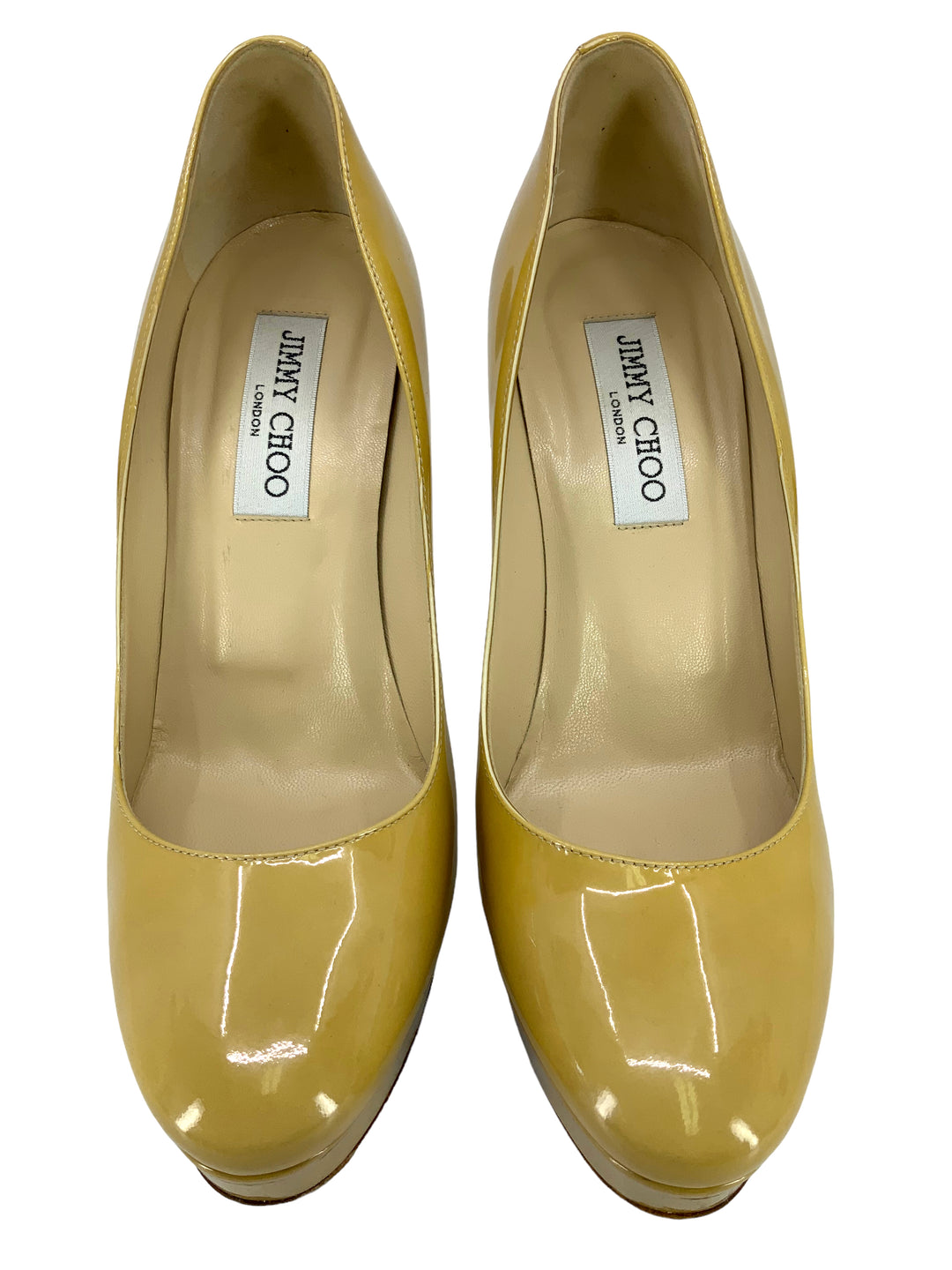 Jimmy Choo Patent Leather Alex Platform Pumps Size 7.5 - Consigned