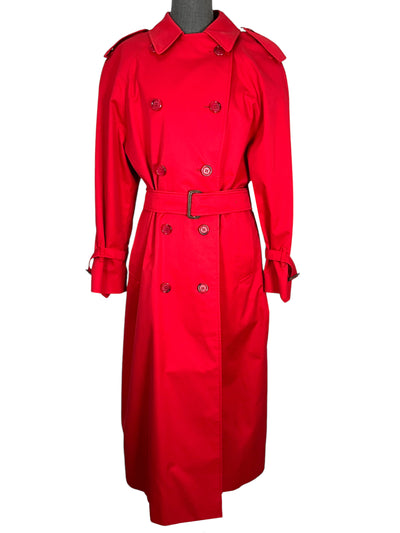 BURBERRY Cotton Twill Double Breasted Trench Coat Size M-Consigned Designs