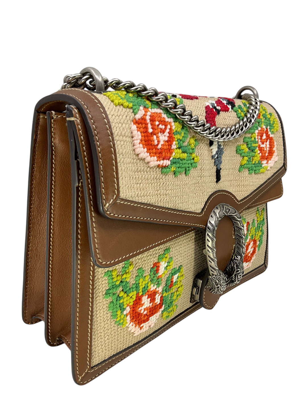 Gucci Embroidered Medium Dionysus Bag - Consigned Designs