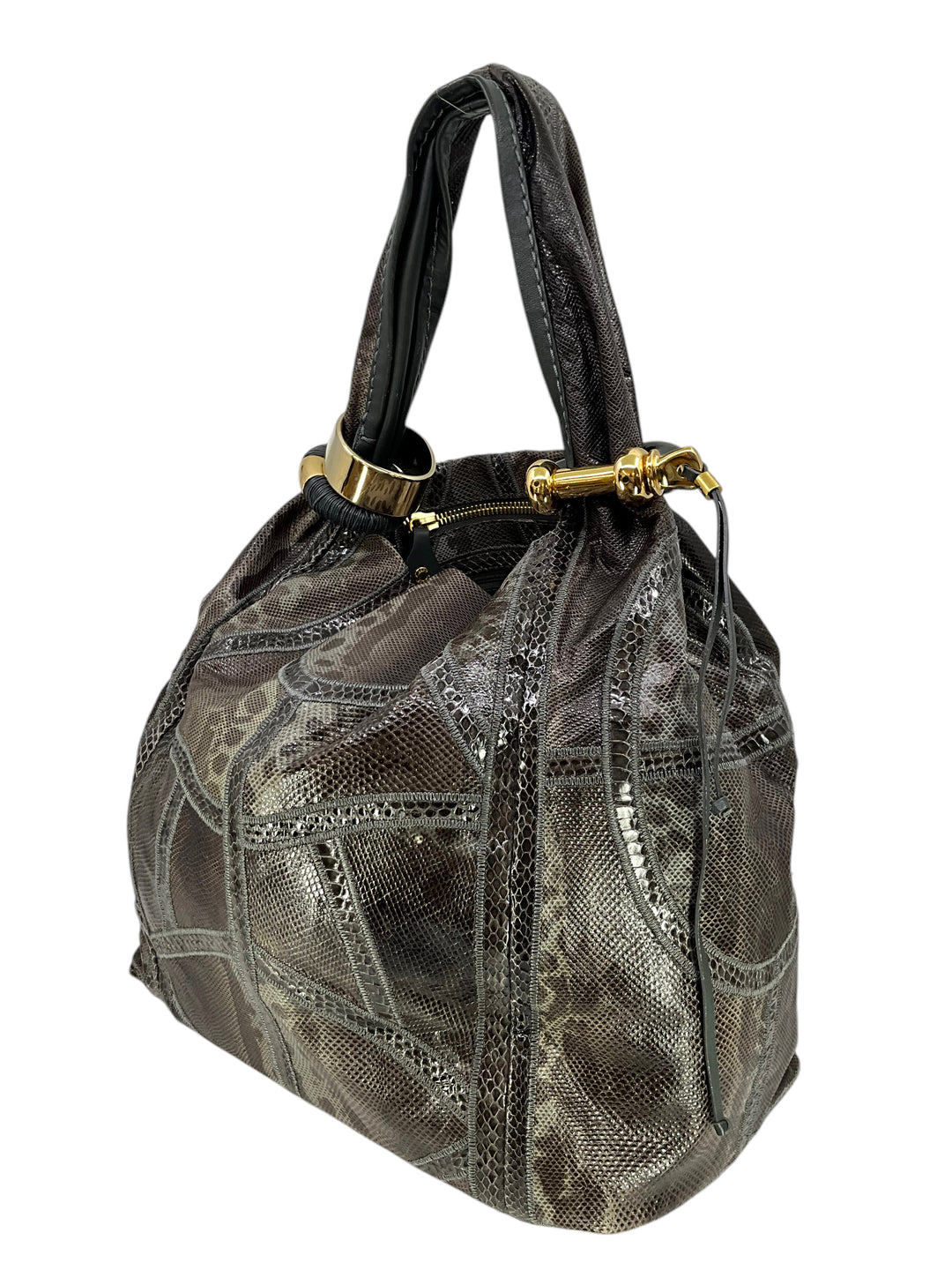 Jimmy Choo Snakeskin Saba Hobo Bag - Consigned Designs