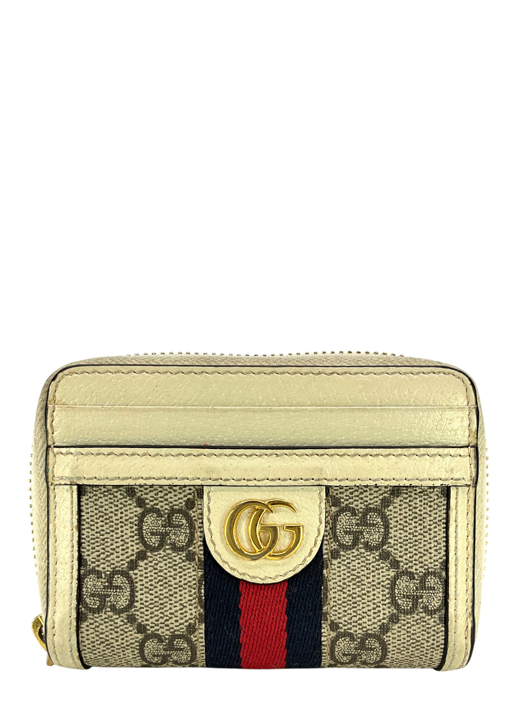 【関税・送料込み】GUCCI OPHIDIA GG CARD CASE カードケース Ophidia card case in beige and dark brown fabric | GUCCI® US