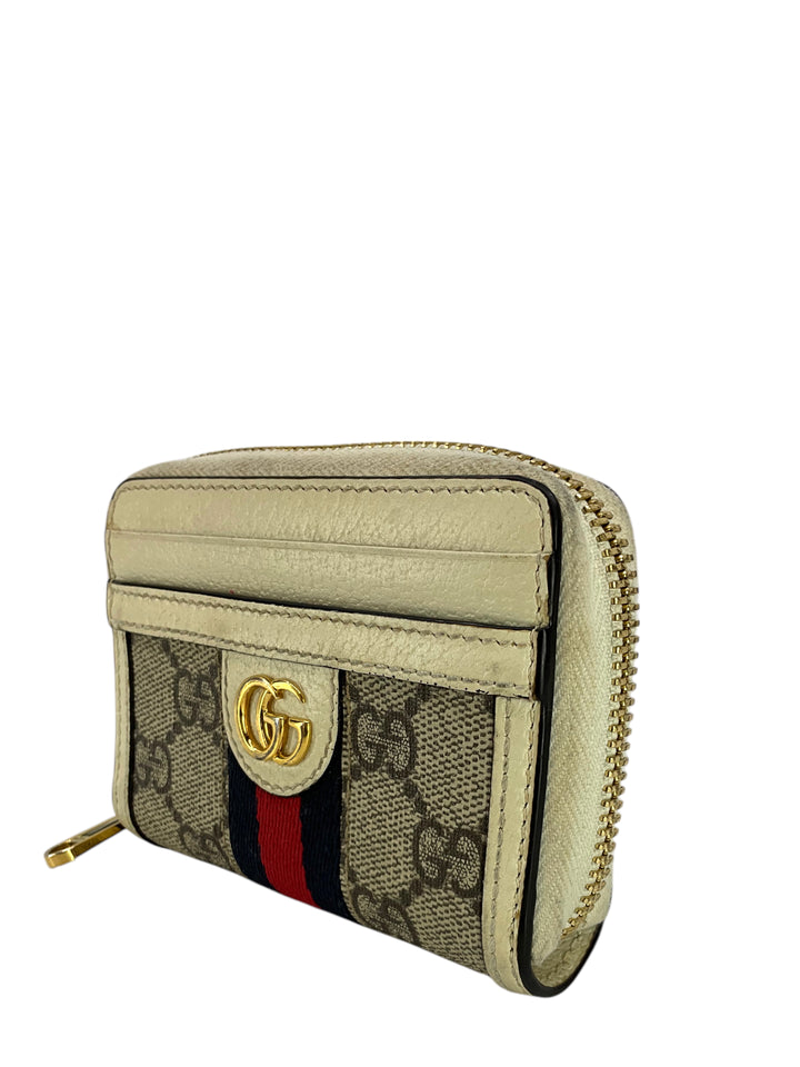 累積売上総額第１位【GUCCI★グッチ】OPHIDIA GG CARD CASE Ophidia card case in beige and dark brown fabric | GUCCI® US
