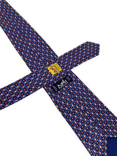 HERMES Cloud Print Silk Classic Men's Neck Tie 7806 FA-Consigned Designs