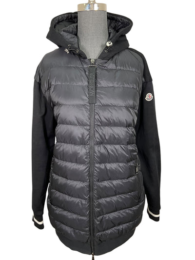 Moncler Maglia Cardigan Zip Up Hooded Jacket Size M-Consigned Designs