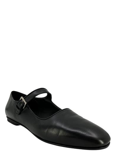 THE ROW Ava Leather Mary Jane Ballet Flats Size 10-Consigned Designs