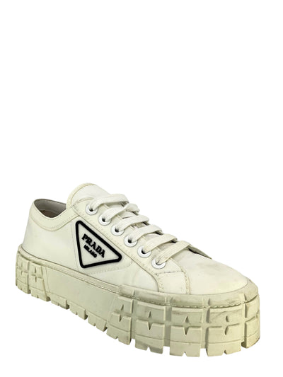 Prada Re-Nylon Double Wheel Sneakers Size 8.5-Consigned Designs