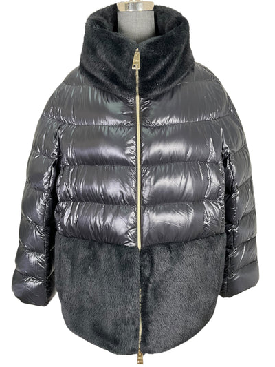 Herno Faux Fur Down Puffer Jacket Size XXL-Consigned Designs