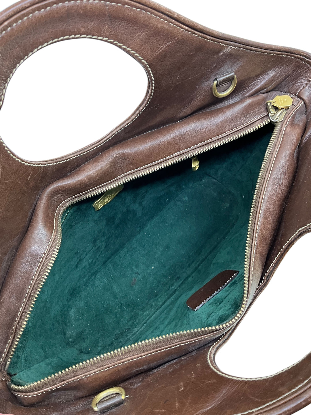 Barry Kieselstein-Cord Woven Leather Large Top Handle Bag