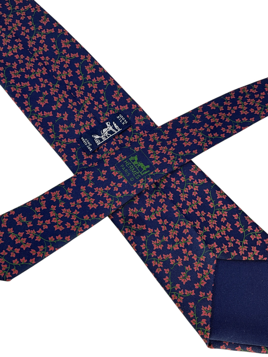 HERMES Printed Silk Classic Men's Neck Tie 7917 MA - Consigned Designs