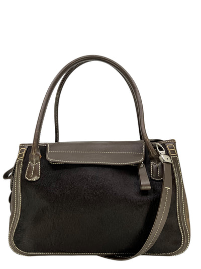 Tod's Calf Hair and Leather D-Bag Tote-Consigned Designs