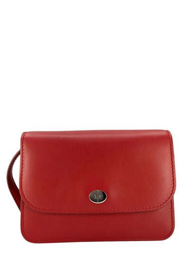 LORO PIANA Leather Flap Small Shoulder Bag-Consigned Designs