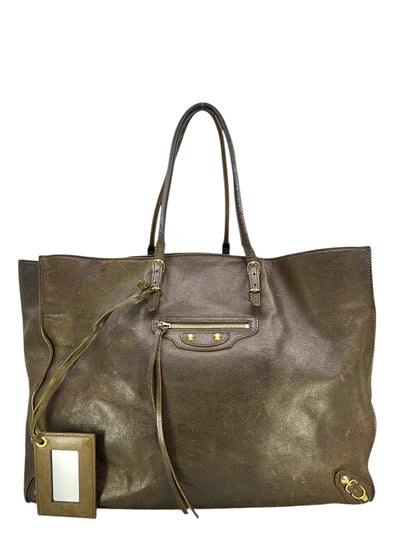 Balenciaga Leather Papier A4 Tote-Consigned Designs
