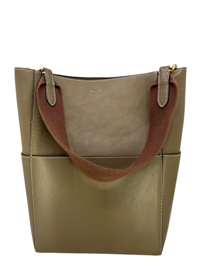 Celine Leather Seau Sangle Medium Bucket Bag-Consigned Designs