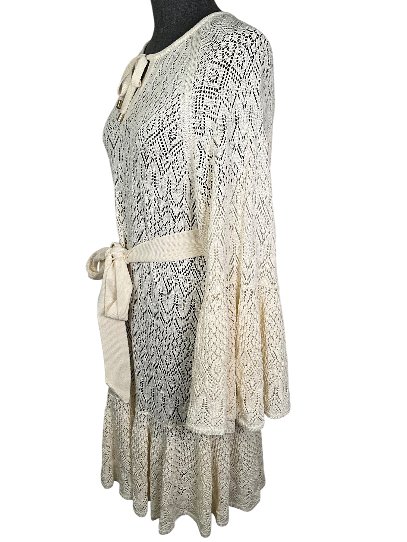 Zimmermann Coco Pointelle Knit Mini Dress Size S