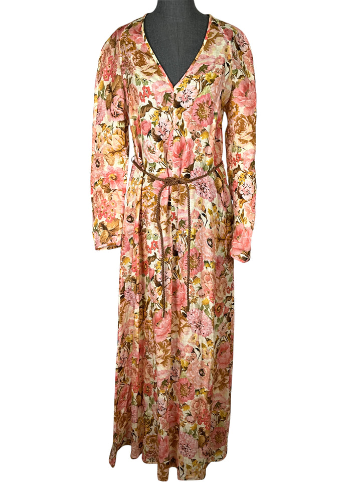 zimmermann pink maxi dress Zimmermann Luna Fuchsia Jersey Bandeau Gown