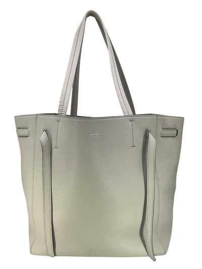 CELINE Phantom Tie Cabas Leather Tote-Consigned Designs