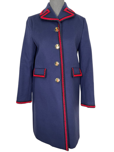 Gucci Embroidered Wool Coat Size S-Consigned Designs
