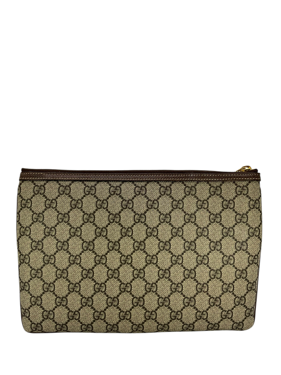 supreme×Gucci monogram柄　ポーチ GUCCI GG Supreme Monogram Large Ophidia Pouch Clutch - Consigned