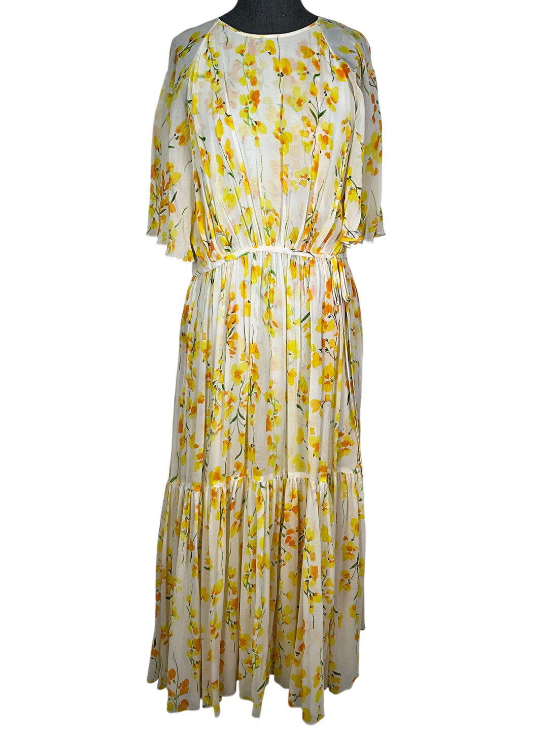 floral maxi flowy dress Flowy Floral Maxi Dress with Ribbon Strap – The Society Marketplace