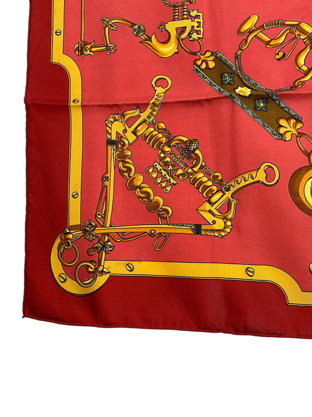 Hermes Mors et Gourmettes Silk Scarf 90 - Consigned Designs