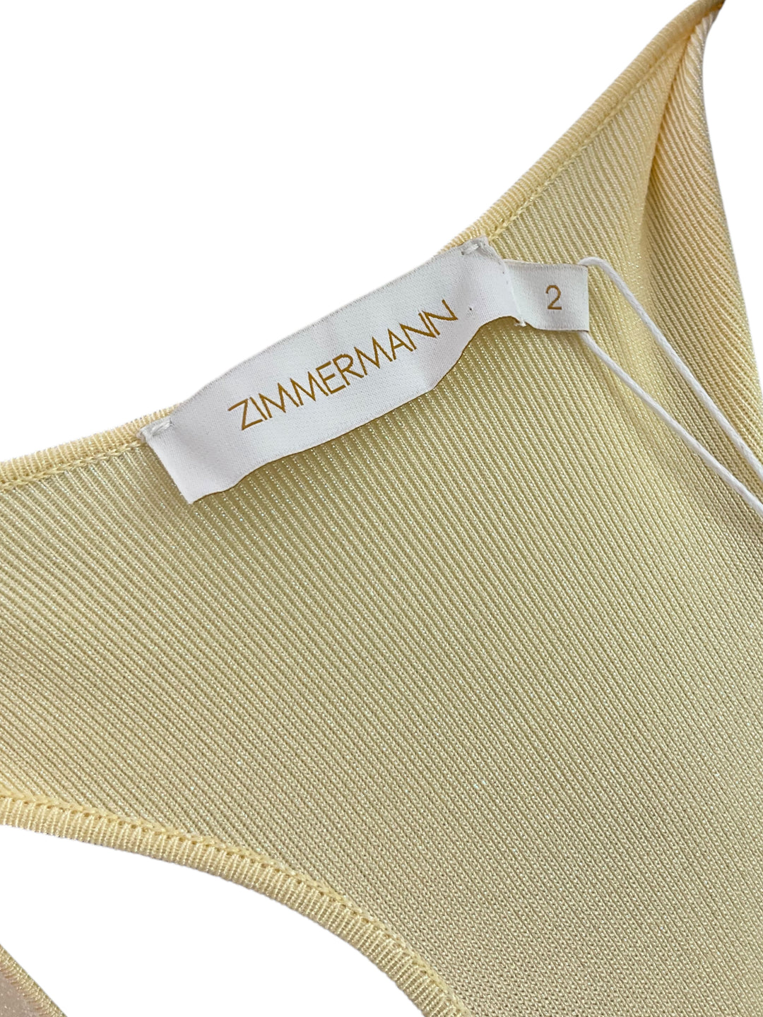 zimmermann harmony metallic tank dress Zimmermann Harmony Metallic Tank Dress Size M NEW