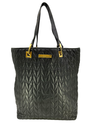 GUCCI Vintage Matelasse Leather Shopping Tote-Consigned Designs
