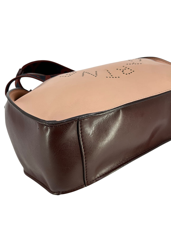 Stella McCartney Eco Alter Nappa Perforated Logo Shoulder Bag