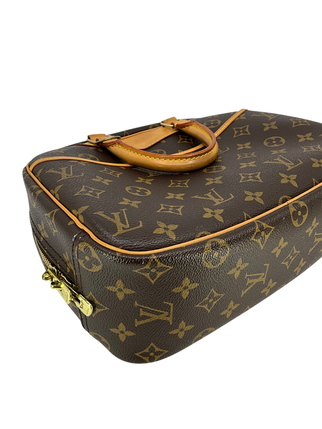 LOUIS VUITTON バーグレオ モノグラム ゴールド ロゴリン Auth Louis Vuitton Galliera PM Shoulder Bag Monogram Canvas M56382