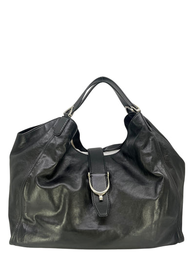 GUCCI Leather Soft Stirrup Large Hobo Bag-Consigned Designs