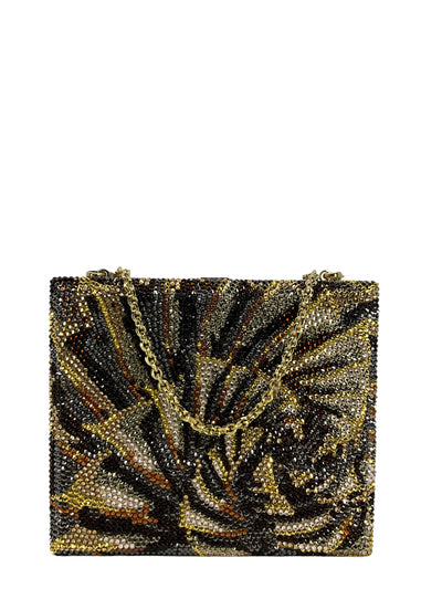 Judith Leiber Swarovski Crystal Minaudiere Evening Bag-Consigned Designs