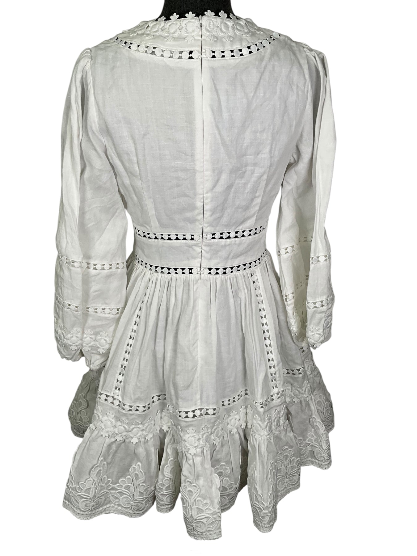 zimmermann pop trimmed mini dress Zimmermann Pop Trimmed Mini Dress Size S