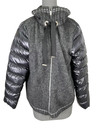 Herno Alpaca Nylon Trim Puffer Jacket Size L-Consigned Designs