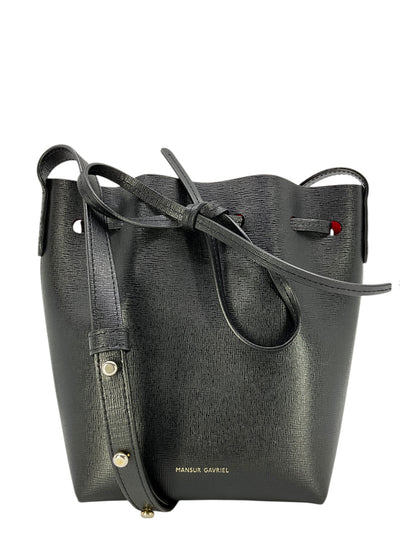 Mansur Gavriel Leather Mini Mini Bucket Bag-Consigned Designs