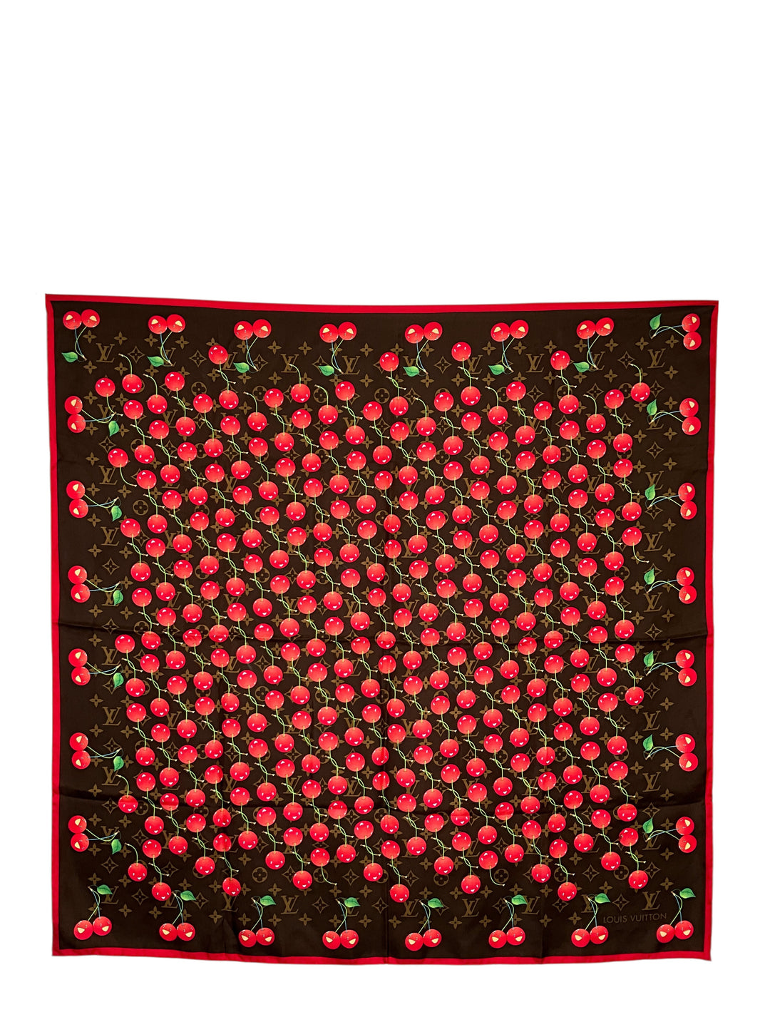 Louis Vuitton x Takashi Murakami Monogram Cerises Cherry Silk
