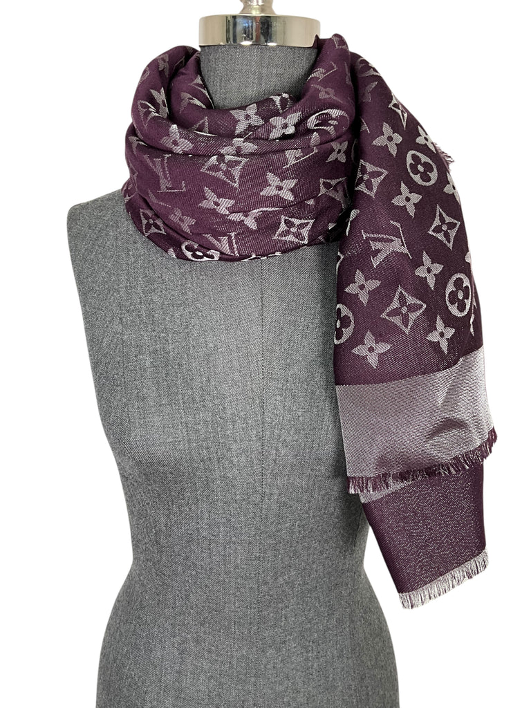 Louis Vuitton Monogram Shine Shawl - Consigned Designs