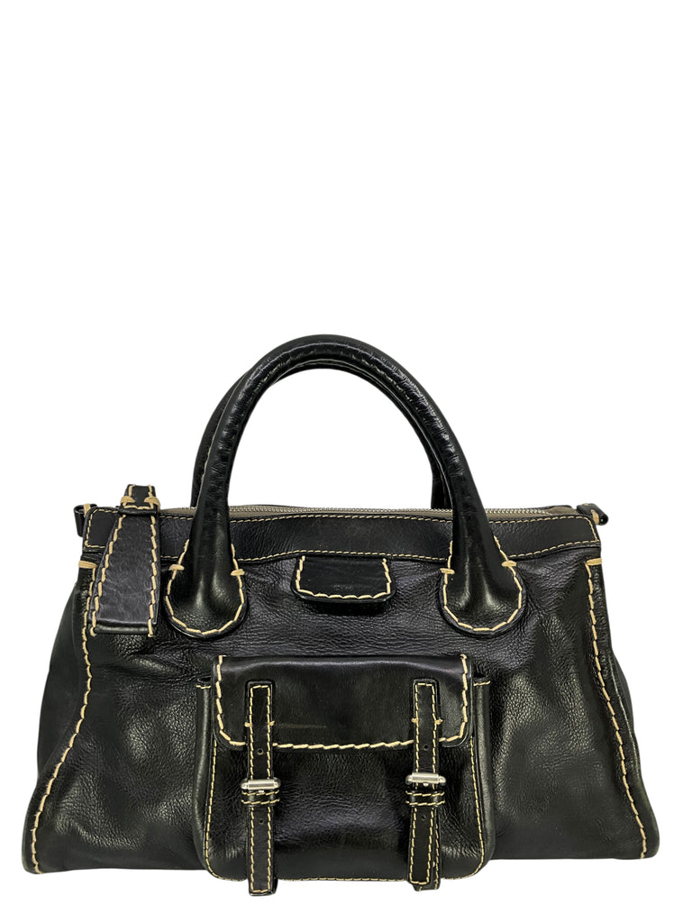 Chloe Edith Medium Leather Satchel Bag - Consigned Designs