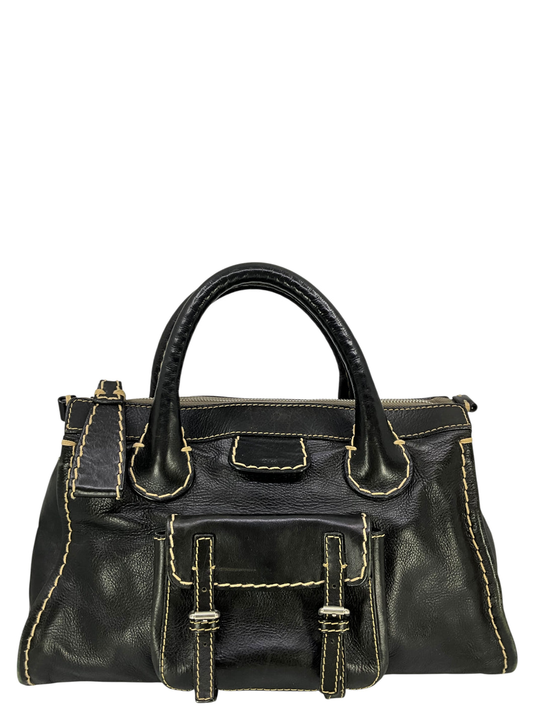 バッグ CHLOE edith bostonbag BWN leather y2k Chloe Edith Medium Leather Satchel Bag - Consigned Designs