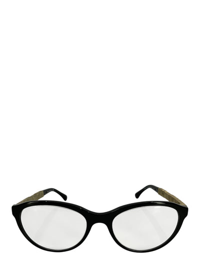 Chanel 3306-B Crystal CC Logo Eyeglasses-Consigned Designs