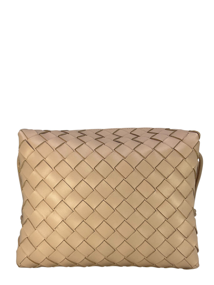 Bottega Veneta Small Loop Intrecciato Leather Crossbody Bag NEW