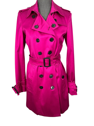 BURBERRY London Wool Double Breasted Trench Coat Size S-Consigned Designs