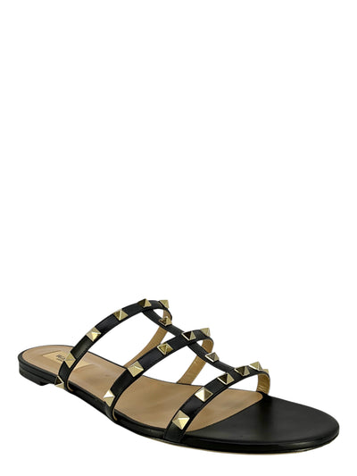 Valentino Rockstud Leather Sandals Size 11-Consigned Designs