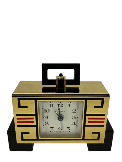 Cartier Art Deco Alarm Desk Clock-Consigned Designs