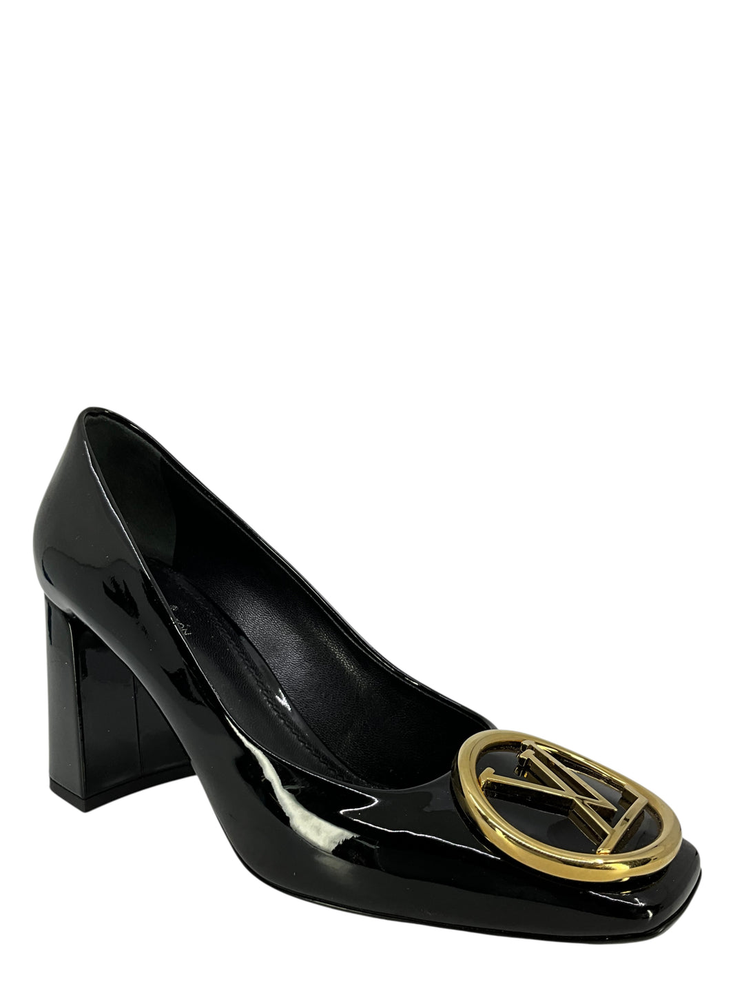 LOUIS VUITTON ブラック ハイヒール Louis Vuitton Madeleine Patent Leather Pumps Size 7 - Consigned