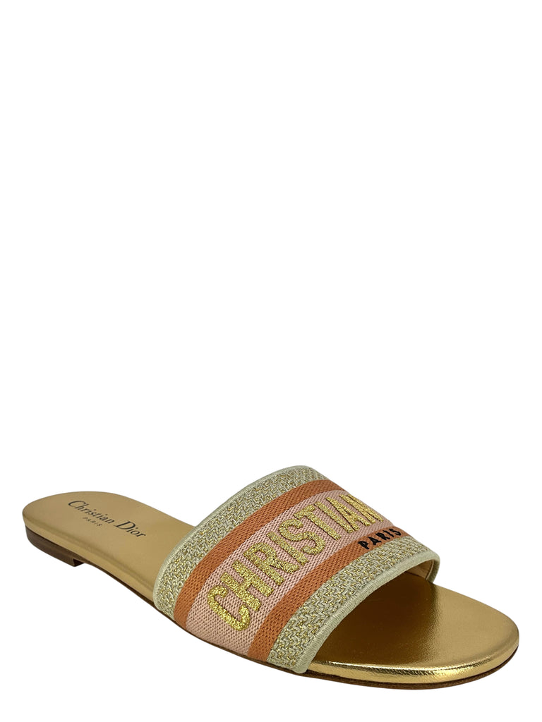 DIOR DWAY Slide Sandals Size 7.5 - Consigned Designs