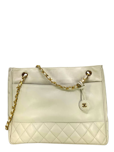 Chanel Vintage Lambskin Quilted Shoulder Bag-Consigned Designs