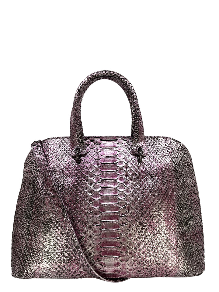 Nancy Gonzalez Medium Python Top Handle Bag - Consigned Designs
