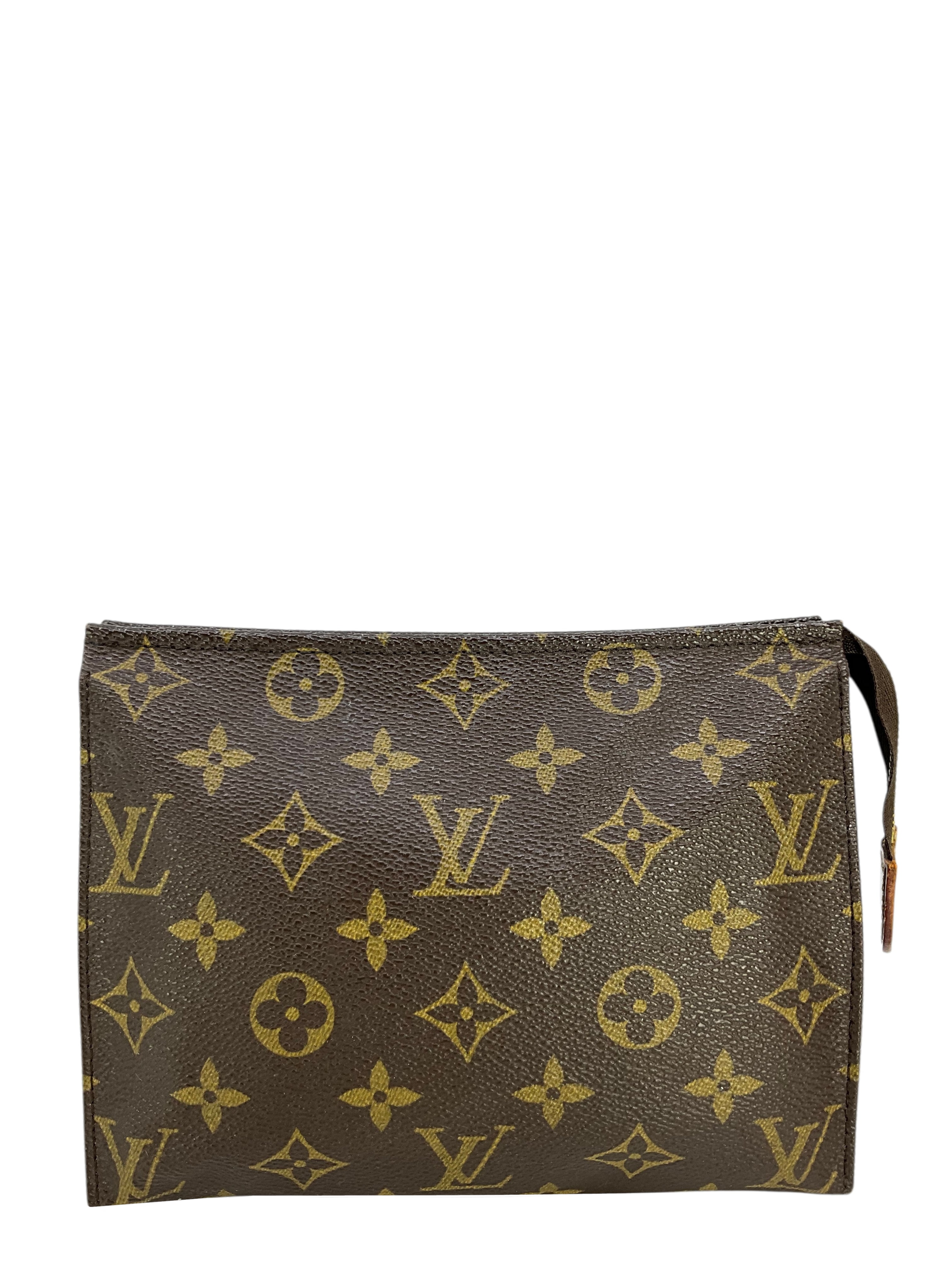 Louis Vuitton モノグラム ラウンドポーチ Louis Vuitton Monogram Canvas Toiletry Pouch 19 - Consigned Designs