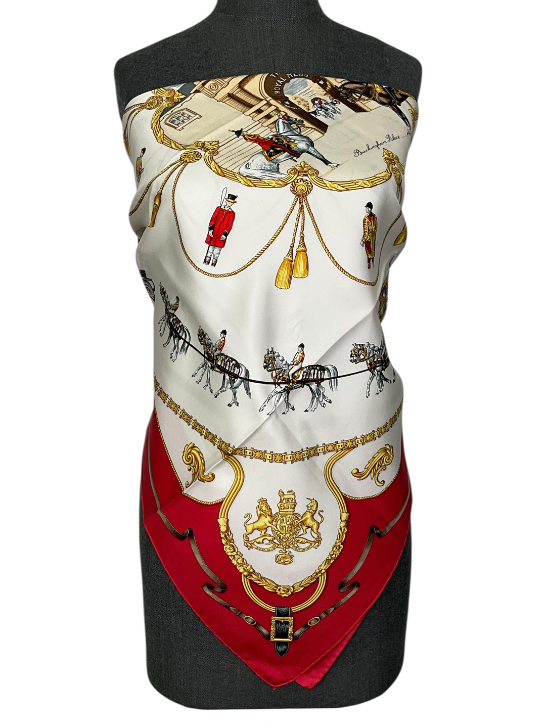Hermes The Royal Mews Silk Scarf 90 - Consigned Designs