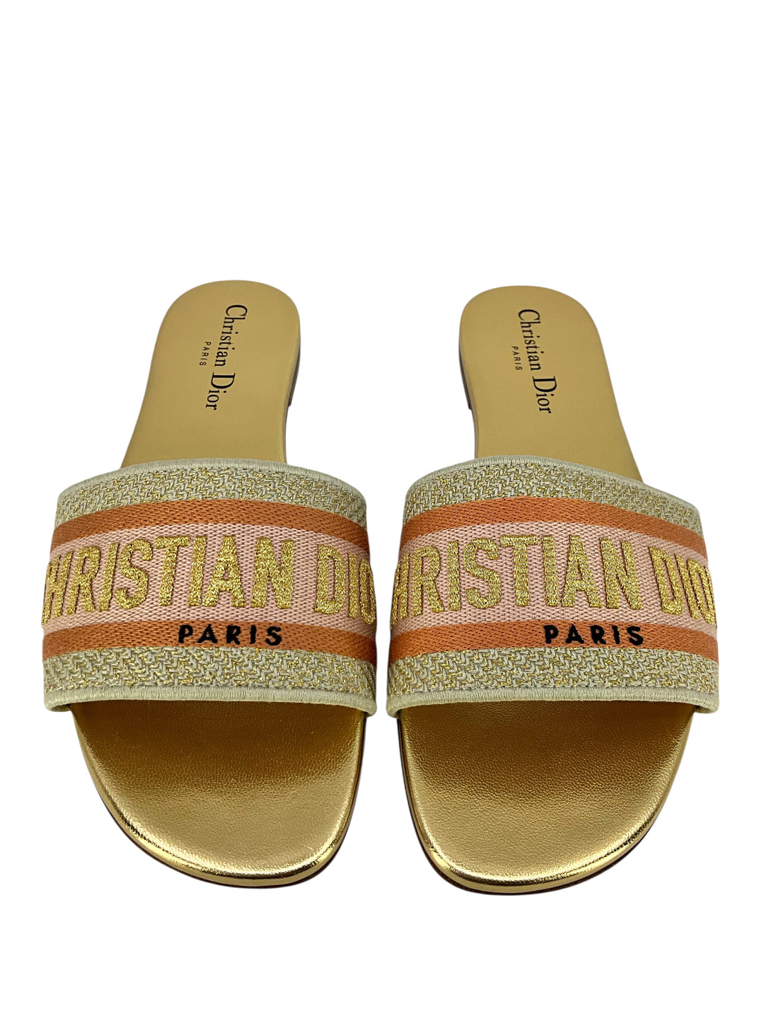 DIOR DWAY Slide Sandals Size 7.5 - Consigned Designs