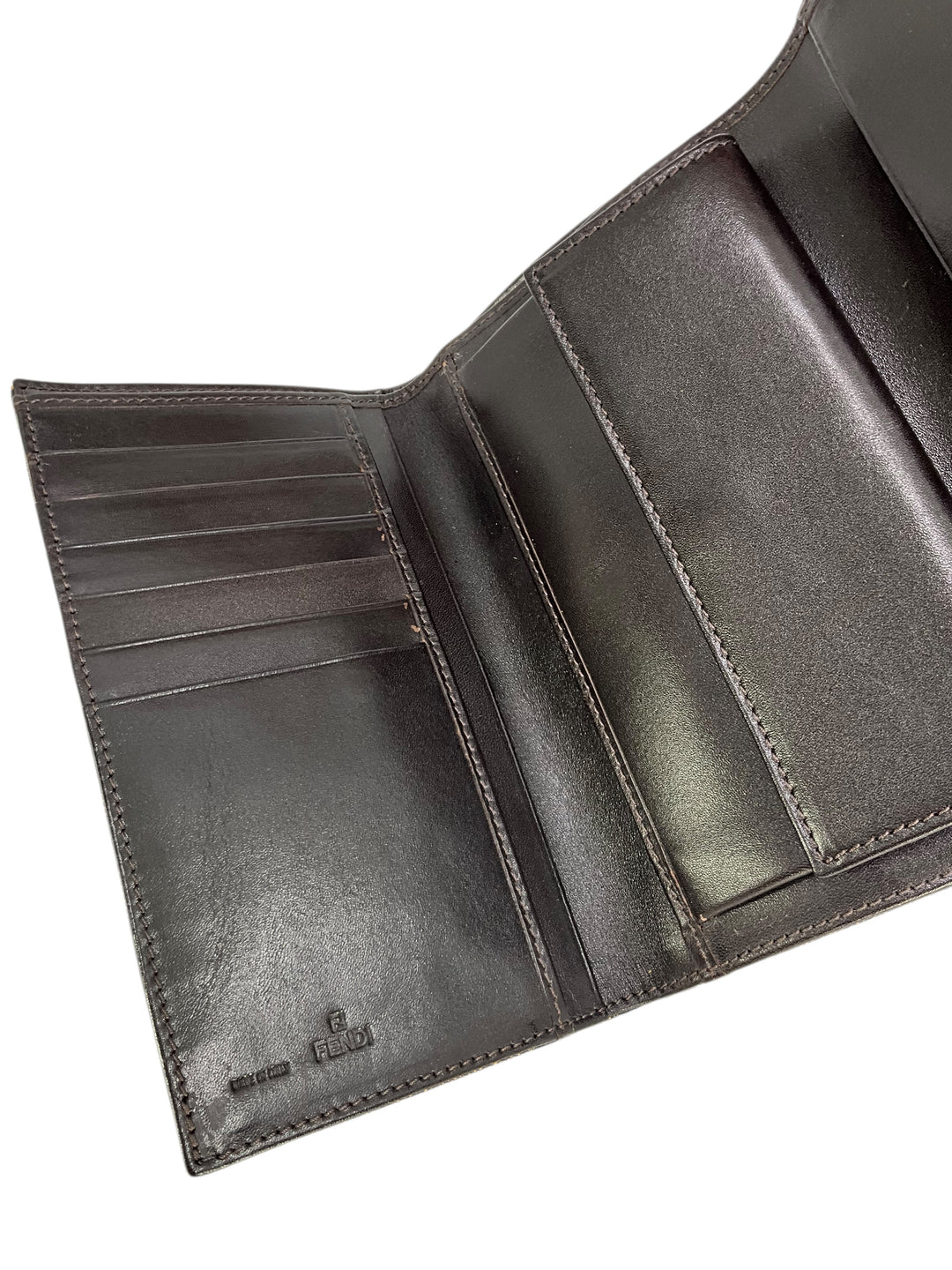 Fendi Vintage Zucca Canvas Snap Wallet - Consigned Designs